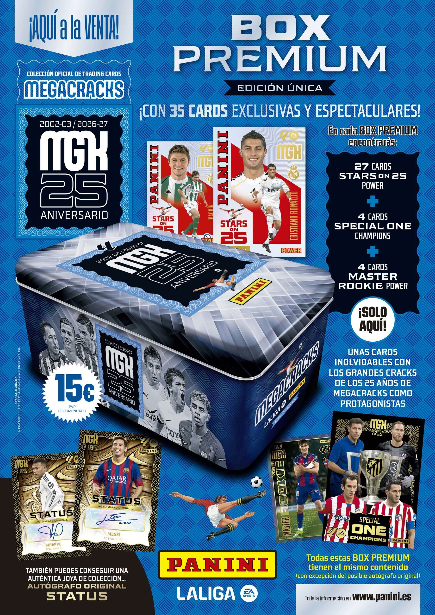 Panini La Liga MGK Card 2026 Hong Kong Mega Tin